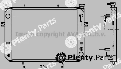 Prasco HRT2056 — Radiator, engine cooling