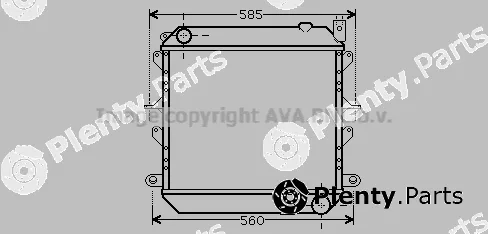 Prasco DN2310 — Radiator, engine cooling