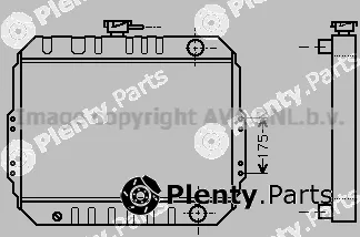 Prasco HRT2001 — Radiator, engine cooling