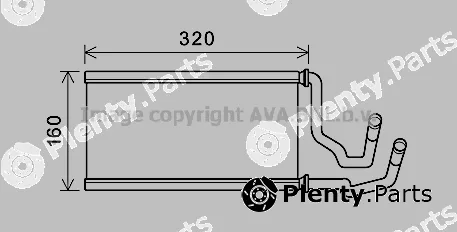 Prasco CCA6002 — Heat Exchanger, interior heating
