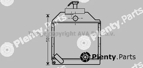 Prasco MF2022 — Radiator, engine cooling
