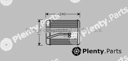 Prasco HY6119 — Heat Exchanger, interior heating