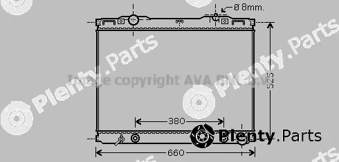 Prasco KAA2139 — Radiator, engine cooling