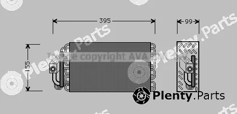 Prasco BWV001 — Evaporator, air conditioning