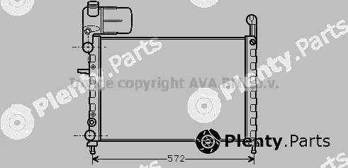 Prasco FT2101 — Radiator, engine cooling