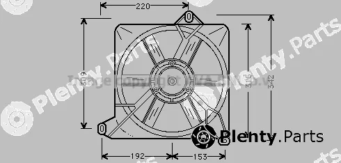 Prasco CN7514 — Electric Motor, interior blower