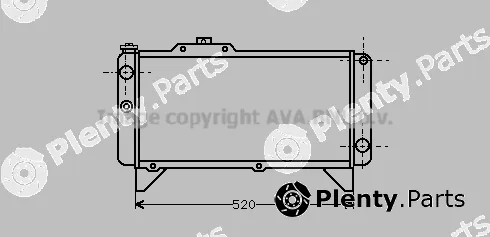 Prasco SI2018 — Radiator, engine cooling
