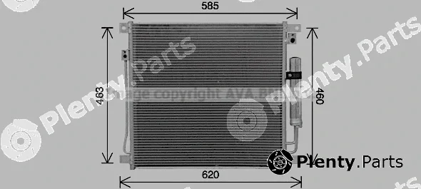Prasco MT5285D — Condenser, air conditioning