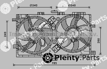 Prasco OL7641 — Fan, engine cooling