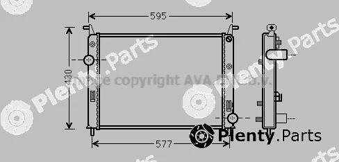 Prasco FTA2371 — Radiator, engine cooling