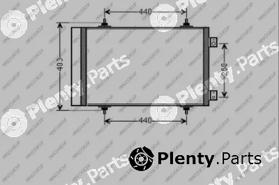 Prasco CI942C002 — Condenser, air conditioning PrascoSelection