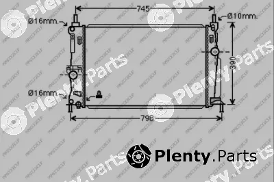 Prasco MZ330R003 — Radiator, engine cooling PrascoSelection