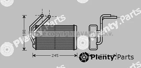 Prasco AU6176 — Heat Exchanger, interior heating