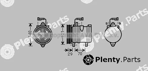 Prasco FTK367 — Compressor, air conditioning
