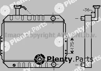 Prasco HRT2006 — Radiator, engine cooling