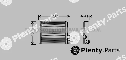 Prasco CN6286 — Heat Exchanger, interior heating