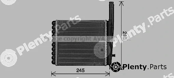 Prasco LA6029 — Heat Exchanger, interior heating