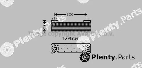 Prasco ME3213 — Oil Cooler, engine oil