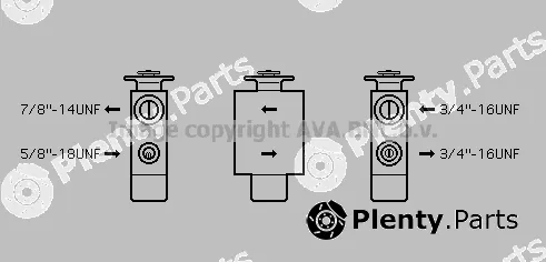 Prasco VN1101 — Expansion Valve, air conditioning