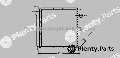 Prasco RTA2063 — Radiator, engine cooling