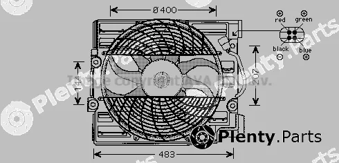 Prasco BW7509 — Fan, engine cooling