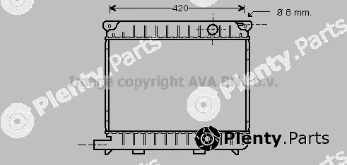 Prasco BW2013 — Radiator, engine cooling