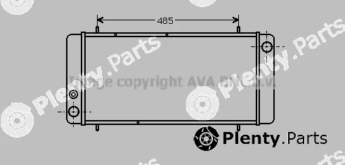 Prasco AU2040 — Radiator, engine cooling