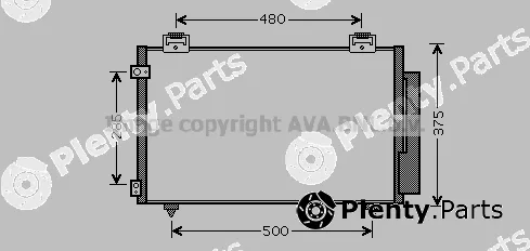 Prasco TOA5487D — Condenser, air conditioning