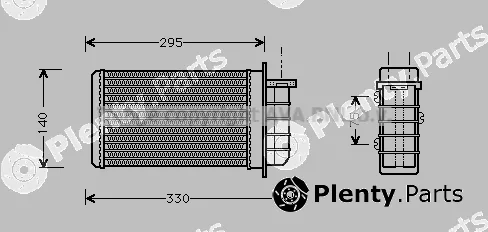 Prasco FTA6191 — Heat Exchanger, interior heating