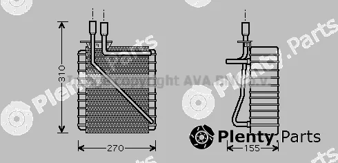 Prasco FDV348 — Evaporator, air conditioning