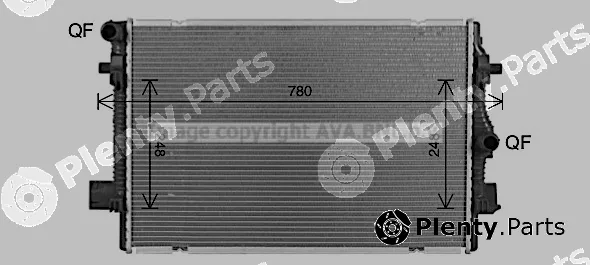 Prasco AI2429 — Radiator, engine cooling