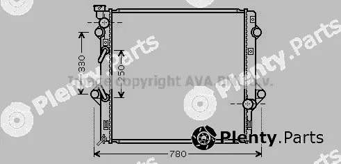 Prasco TO2641 — Radiator, engine cooling