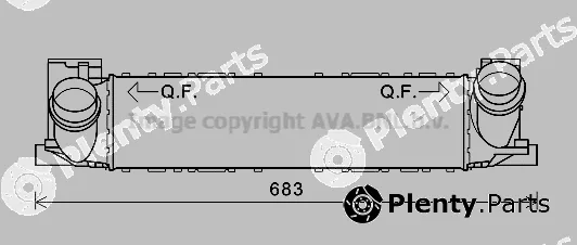 Prasco BWA4464 — Charge Air Cooler