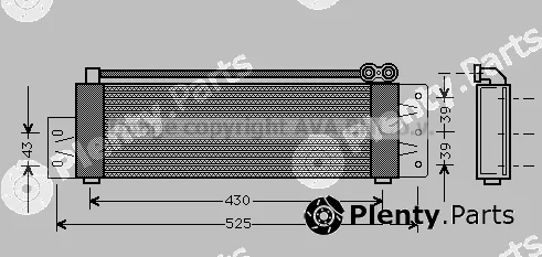 Prasco RT3207 — Oil Cooler, engine oil
