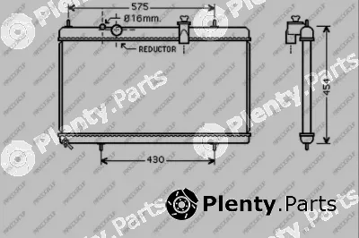 Prasco CI522R003 — Radiator, engine cooling PrascoSelection
