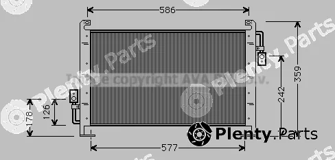 Prasco CR5015 — Condenser, air conditioning