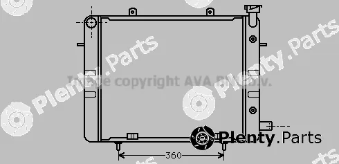 Prasco OL2040 — Radiator, engine cooling