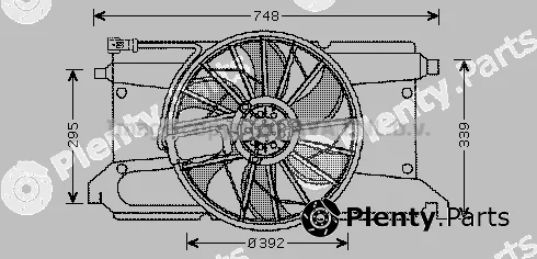 Prasco MZ7538 — Fan, engine cooling