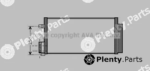 Prasco AL5116D — Condenser, air conditioning