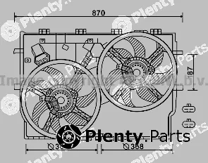 Prasco FT7586 — Fan, engine cooling