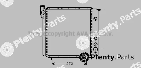 Prasco RT2068 — Radiator, engine cooling