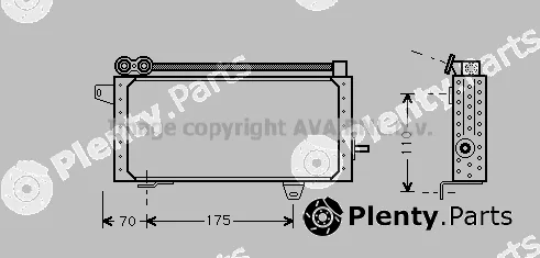 Prasco RT3145 — Oil Cooler, engine oil
