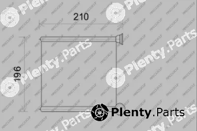 Prasco AD324H001 — Heat Exchanger, interior heating PrascoSelection