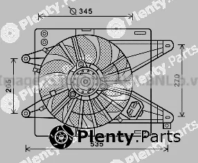Prasco FT7575 — Fan, engine cooling