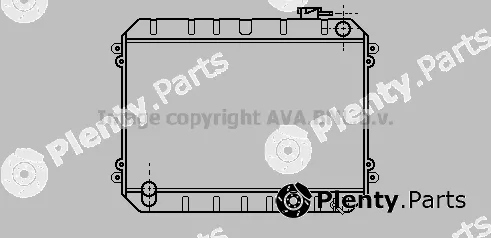 Prasco TO2075 — Radiator, engine cooling