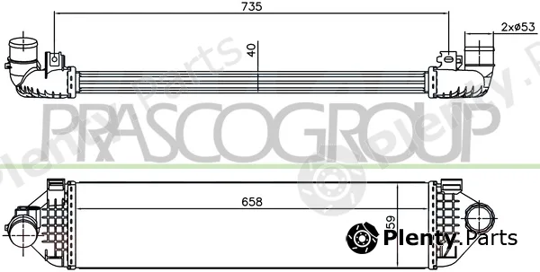 Prasco FD079N001 — Charge Air Cooler