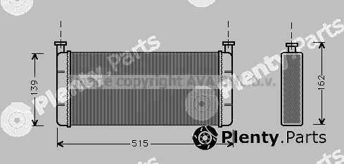 Prasco DF6021 — Heat Exchanger, interior heating