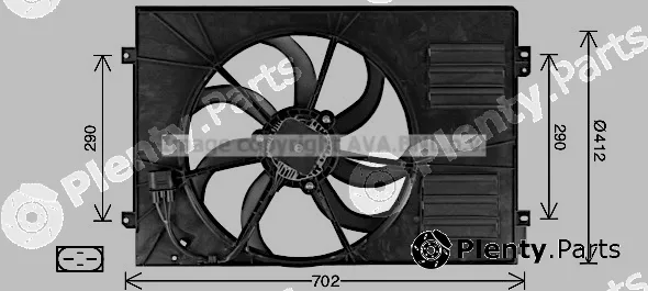Prasco AI7523 — Fan, engine cooling