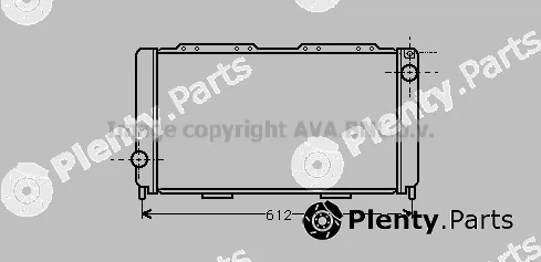 Prasco AL2030 — Radiator, engine cooling