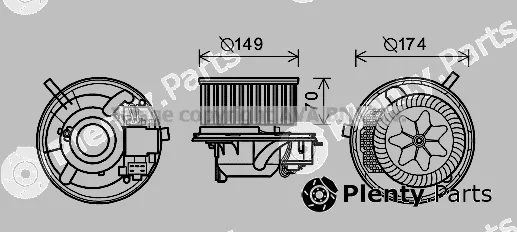 Prasco VN8341 — Electric Motor, interior blower